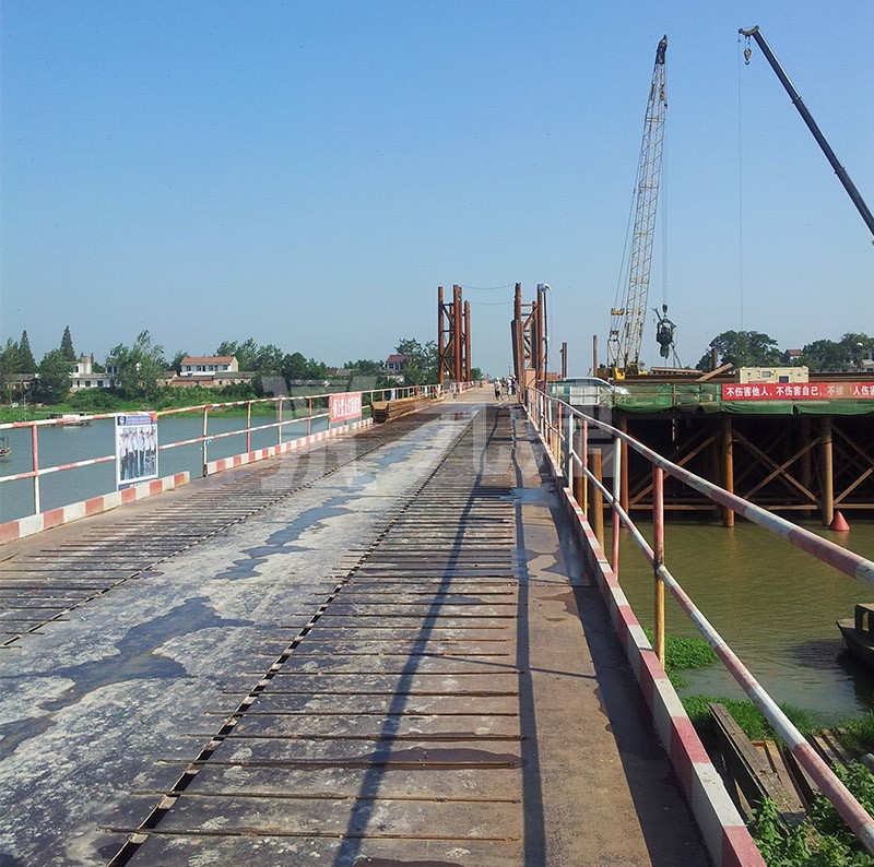 中鐵十局巢湖旅遊大道杭埠河大橋菠萝蜜黄色网